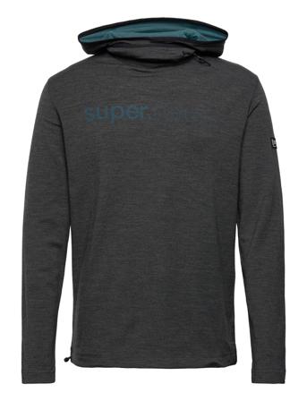 M Alpine Hooded Ii Sweat-shirts & Hoodies Fleeces & Midlayers Grå Super.natural