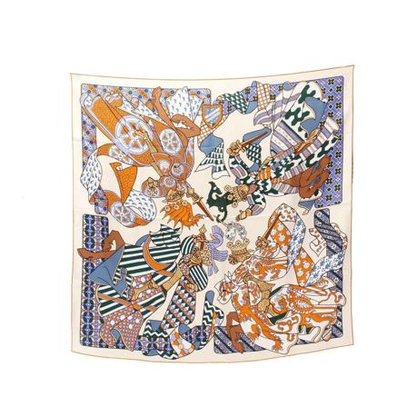 Hermès Vintage, Pre-owned Scarves Beige, Dames, Maat:ONE Size