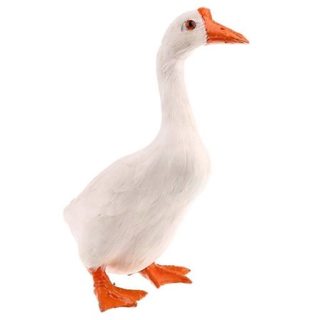 Meget Detaljeret Gård Dyre Gås Model Legetøjsfigur Hjem Dekoration - Medium