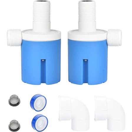 2-pak automatisk vandstandsreguleringsventil automatisk flydeventil til vandtank solcelleanlæg Autopot akvarium indvendig diameter over 1,27 cm