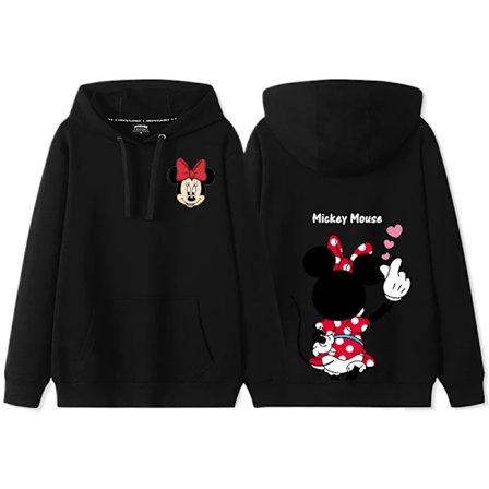 Anime Tegnefilm Disney Anders And Andersine And Par Hættetrøje Dame Efterår/Vinter Frakke hoodie sweatshirt anime hoodie