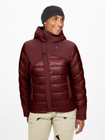 Klättermusen Rå Kapuzenjacke Damen - Madder Red - M