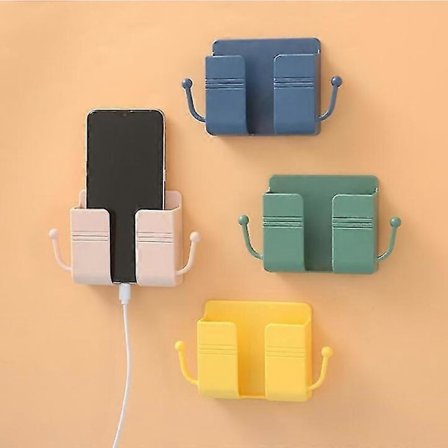 Barsinfi 2-pack Väggmonterad Mobiltelefonhållare Laddningsställ Stativ Självhäftande Stativ db