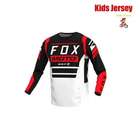 BAT FOX Barntröja Downhilltröjor Mountainbikeskjorta Motorcykel T-shirt för barn Cykeltröja Cykelkläder KA-AL080 L