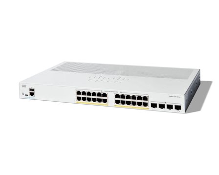 Cisco Catalyst 1200-24P-4X - switch - 24 porter - smart - rackmonterbar