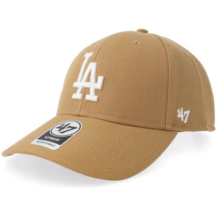 47 Brand - MLB Beige adjustable Casquette - Los Angeles Dodgers MLB MVP Camel Adjustable @ Hatstore