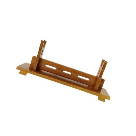 1/2 trästativhållare för Samurai Display Elegant och robust Light Brown 1 Layer 1 Pc