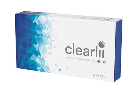 Clearlii Hydrogel månedslinser 6 stk styrke -0,75