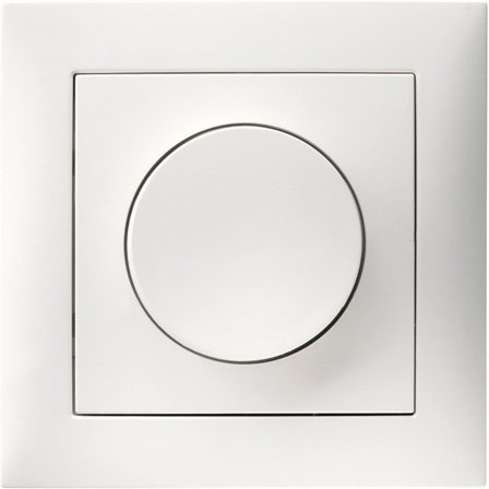 Hager 6328731909 Dimmer LED, 3-100W, S.1 Hvit, Strømbrytere & vegguttak