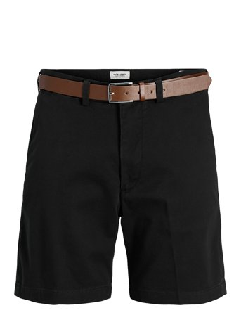 Jpstmarco Franco Chino Shorts W Belt Srt Black Jack & J S