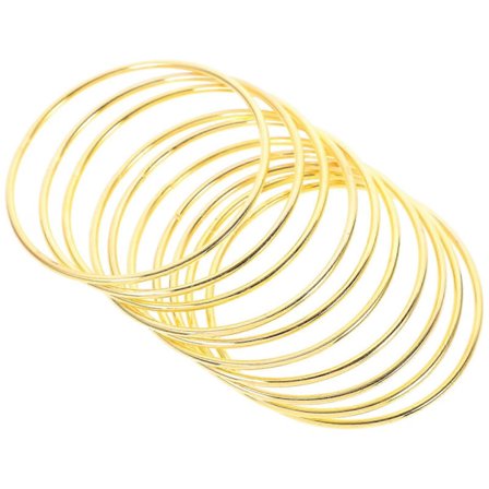 10kpl Unisieppari Rauta Rengas DIY Unisieppari Pyöreä Rengas DIY Unisieppari Tarvikkeet (80mm)