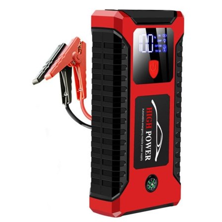 12V Car Jump Starter Power Bank Bærbar Bil Batteri Booster Oplader Start Enhed