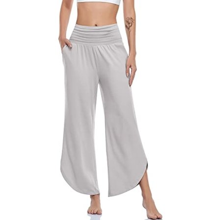 Dame Brede Ben Yoga Bukser Sweatpants, Hvid M