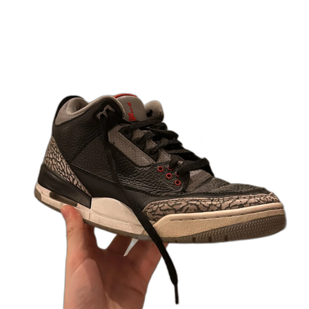 Jordan 3 Black cement