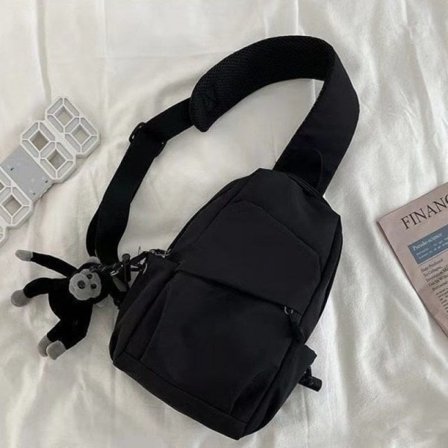 Fannyväska för män och kvinnor, cross-body axelväska, personlig ryggsäck för studenter, gorillahänge