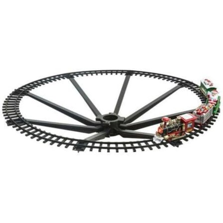 Animeret 16-delt batteridrevet elektrisk tog til juletræet