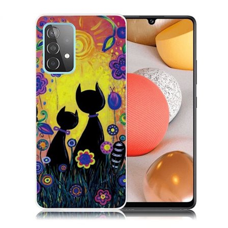 Deco Samsung Galaxy A52 5G kotelot - Mustat Kissat