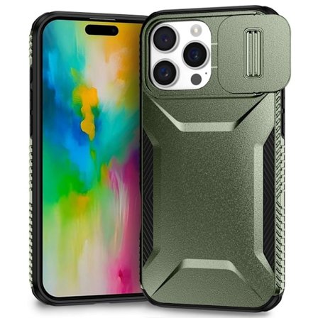 iPhone 16 Pro camshield Skal - Grön