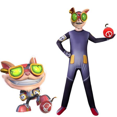 A League of Legends Story Hextech Mayhem Cosplay-body för barn Z