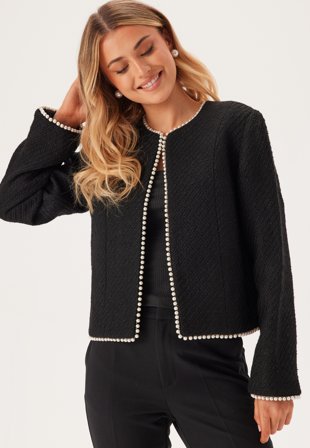 YAS - pera Ls Jacket - Black - Kläder - - Bubbleroom