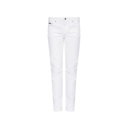 Dolce & Gabbana Jeans with logo Hvid, Dame