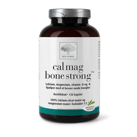 New Nordic Cal Mag Malate 120 kaps., Helse & Madvarer, Mineraler, Kalk