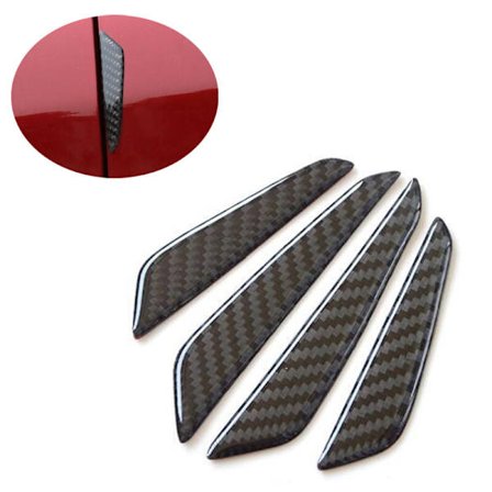 4x Dørbeskyttere til bil, strimler, ridsefaste, antikollision