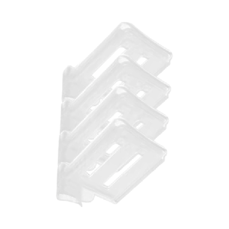 4 stk. Udtrækkelige Køleskabsrumfordelere Organisatorer Nem Installation Holdbar