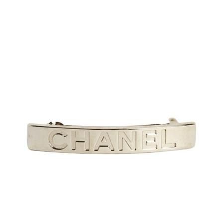 Chanel Vintage Pre-owned Hair Accessory Grå, Dame Vintage Smykker, Størrelse: ONE Size
