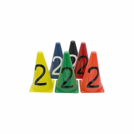 Träningskon - SOFTEE - N 2 - 23 cm - Gul - Multisport