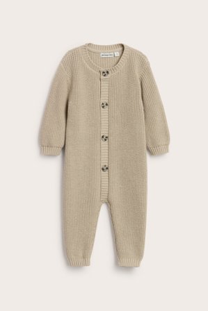 Kappahl | Kombinezon z dzianiny, dla niemowląt | Beżowy