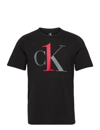 S/S Crew Neck T-shirt Sort Calvin Klein
