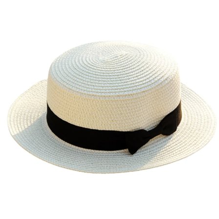 Kvinnor Bred Brätte Straw Panama Sun Hat