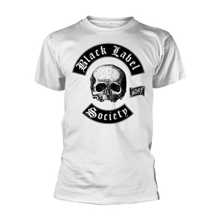 Black Label Society Unisex Vuxen Dödskalle Logo T-shirt L Vit
