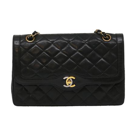 Chanel Vintage, Pre-owned Matrasse Bag Zwart, Dames, Maat:ONE Size