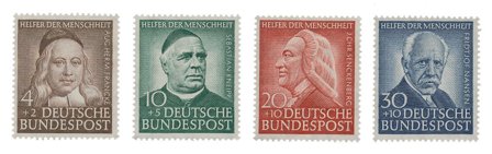 Tyskland 1953 - MICHEL 173-176 - Postfrisk