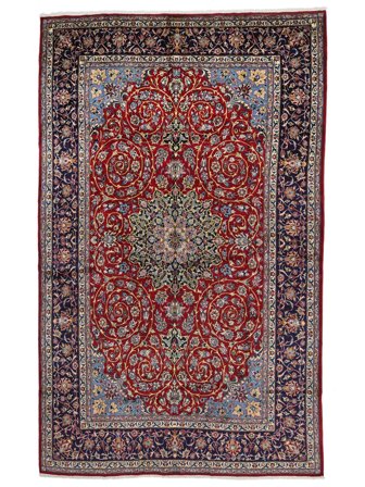 Médaillon Grand Najafabad Tapis 286X440 Laine