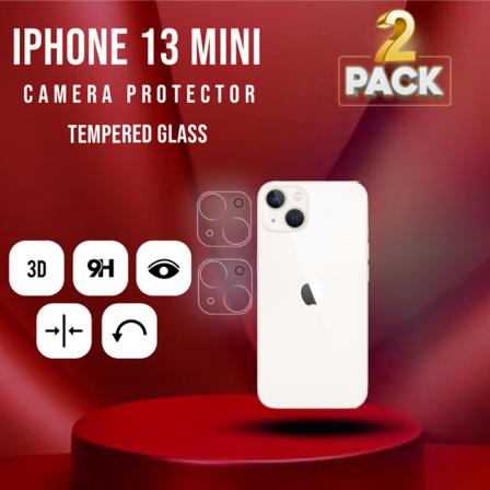 2-pack Linsskydd Iphone 13 Mini Kamera - Härdat Glas 9h-super 3d