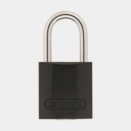 Vorhängeschloss ABUS 72/30, Ø4.5 mm, schwarz - Boot