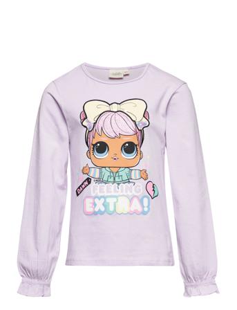 Long-Sleeved T-Shirt Langærmet T-shirt Lilla L.O.L