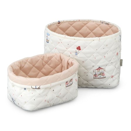 Cam Cam Copenhagen Quilted Storage Basket, Set of Two P98 Carousel, Tøj & Bolig, Opbevaring & Organisering, Opbevaringsbokse