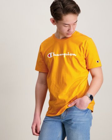 Champion SS Tee Orange T-skjorter Gutt - Kids Brand Store