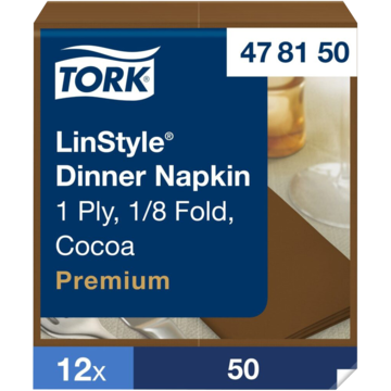 SERVIETT LINSTYLE 1/8 39X39CM