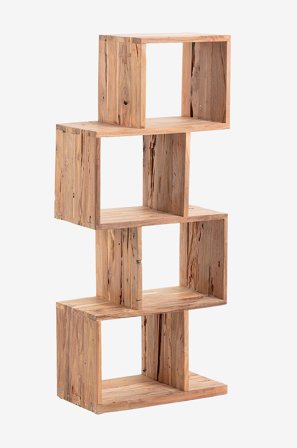 Kave Home - Hylde ARUNDEL 55x132 teak - Brun - Bogreoler - Fra Homeroom