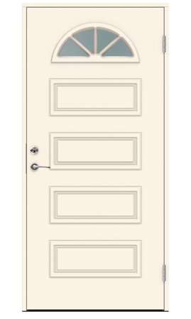 Swedoor Händel Ytterdörr vit (S 0502-Y) 2080x988 mm, Dörrar