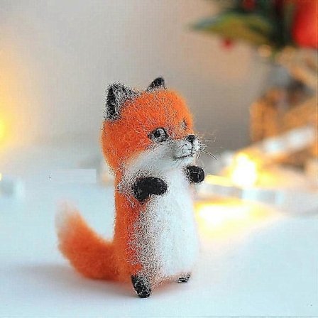 Kreativ Sød Dukke Uldfilt Håndværk Materiale Taske DIY Uafsluttet Poked Sæt