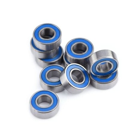 Paketet med 10 Miniatyrkullager i Stål, Dubbelskärmade, 5 x 10 x 4 mm