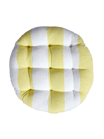 Svanefors Louise Stolsdyna - Rund Kuddar Gul 40cm