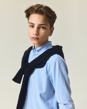 Lexington Teen oxford shirt, light blue