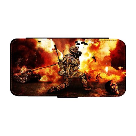 Slagfält iPhone 7 Plus/iPhone 8 Plus Flip Mobilfodral